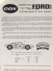 1965 Cox Ford Gt 1 32 Scale Custom Slot Racer Race Car Toy Instructions Manual