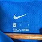 Kentucky Wildcats Mens Large Blue Ncaa Nike Windshirt On-field Vented 1 2 Zip