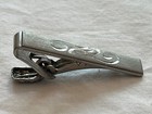 Vintage Tie Bar Clip - Silver Toned - Decorative Engraving