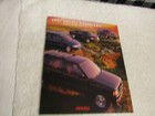 Vintage Isuzu 1997 New Car Suv Sales Brochure Foldout Card All Models Nos