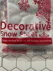 Lot Of 4 Holiday Style Decorative Snow Sheets 32  X 40  Christmas Scene  Crafts