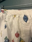 Vintage 50s 60s Christmas Apron Ornaments And Tree  some Staining small Hole 