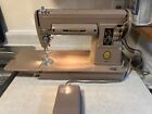 Vintage Singer 301a Slant Shank Sewing Machine Long Bed Pedal   Case Serviced