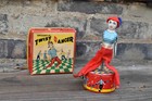 Mechanical Twist Dancer Toy Wind-up Tin Litho Japan Vintage - Works