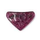 15 20cts Natural Rubellite Pink Tourmaline Hand Carved Lotus Flower 20 30mm