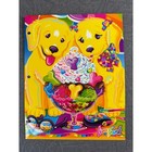 Lisa Frank Folder Casey   Candy Puppy Love Yellow Neon Sundae Vintage 90s Art