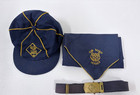 Vintage  Cub Scout Lot - Hat  Pins  Patches  Belt  Scarve