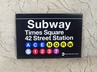 New York City Subway Two Magnets Times Square 42 Street Station   Soho Prince St