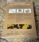 1977 Caron Latch Hook Kit Mushrooms 20x27 Rug Wall Hanging