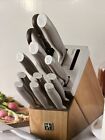 Zwilling J a  Henckels 1030584 Diamond 13 Piece Self-sharpening Acacia Block Set
