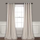 Wheat - Lush Decor Insulated Grommet Blackout Window Curtain Panels  Pair  52  W