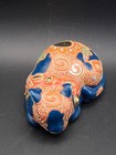 Kutani Moriage Satsuma Cat Japanese Sleeping Porcelain Gilded 