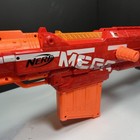 Nerf N-strike Elite Mega Centurion Dart Blaster Gun Orange Red With Stand W  Mag