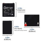 Mighty Max 12v 5ah F2 Sla Battery Replaces Apc Smartups 2u Smt3000rm2u - 4 Pack