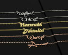 Custom Sterling Silver 925 Personalized Name Necklace Pendant Unique Gift Plate
