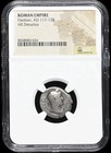 Hadrian 117-138 Ad Roman Empire Ar Silver Denarius Coin Rare 12 Caesars Rome Ngc