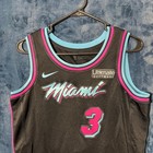 Nike Miami Heat Dwayne Wade  3 One Last Dance Jersey Vice Nights City Edition 40