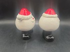 Vintage Holt Howard Japan Christmas Roly Poly Santa Salt And Pepper Shakers Rare
