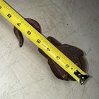 Antique Vintage Double Metal Pulley Ship  Farm  Steampunk Repurpose  7 5   