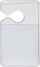 Clear Parking Permit Holder - Durable Vertical Parking Lot Pass Rear View Mir   