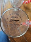 Rare Starbucks Holiday 2020 Glass 12 Oz Candy Cane Handle Mug Cup Christmas New