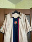 Barcelona 2001 2003 Away Vintage Nike Football Shirt Soccer Jersey Size L