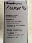 Creative Sound Blaster Audigy Rx Hi-res 7 1 Pci-e Sound Card  sb1550 