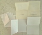 Lot Of 4 Beautifully Designed Asst  Greeting Cards plain Envelopes New Loose