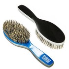 Torino Pro Wave Brush  219- Oval Long Handle Medium Hard Bristles - Extra Lon   