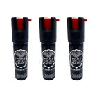 3 Pack Police Magnum Oc-17 Pepper Spray 3 4oz Safety Lock Uv Dye Self Defense