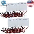 10pcs 12v Tec1-12706 Heatsink Thermoelectric Cooler Peltier Cooling Plate 40mm