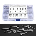290 Pcs Stainless Steel Cotter Pins Set 24 Sizes Cotter Pin Clip Key Fastener   