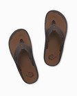 Men s Olukai Ohana Flip Flop Sandals Dark Java Ray 10110-4827  Free Shipping   
