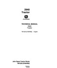 John Deere 2940 Tractor Service Manual Repair Shop Technical Book