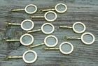 10 Mini Magnifying Glass Pendants Set Beautiful Pendants Of Readers Glass Whole