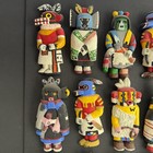 Vintage Hand Painted Plaster Kachina Wall Plaques Lot 22 Southwest Folk Art Kits