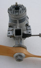 1950 s Fox 19 Rare Splitcase Gas nitro Model Airplane Control Line Engine Unused
