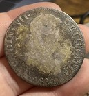 Attractive 1816 8 Reales Spanish Colonial Silver Old Coin Mexico Zacatecas Mint