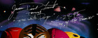 Mighty Morphin Power Rangers Movie Poster Reprint     Jdf Autograph 8 5x11