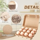  zhiglmyd 25 Or 60 Pack 12 Count Plastic Egg Cartons - Bulk Cheap Clear Reusable