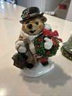 Wee Forest Folk Christmas Bear Good Tidings Bb-8 Father Wreath   Plum Pudding