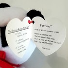 Ty Beanie Babies Fortune The Panda Bear 8 Inch Plush 1997 Retired Lot Of 2