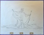 Walt Disney s Sleeping Beauty Maleficent Production Cel Original Art Marc Davis 