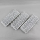 Lot Of 3 Rubbermaid White Ice Cube Tray 16 Cube Trays Easy Release Reusable