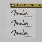 Fender Tele Waterslide Guitar Neck Headstock Decals  set Of 3 