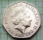 Great Britain Elizabeth Ii 2019 50 Pence  Sherlock Holmes   Conan Doyle  Unc