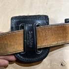 Don Hume Leather Belt Basketweave Smith Wesson Cuffs Police Belt Set Up Vintage