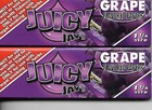Juicy Jay s Grape Flavored Hemp Cigarette 1 1 4 In Size Rolling Paper 2 Packs