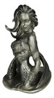 Seductive Siren Of The Seas Mermaid Warrior Goddess In Fishnets Top Figurine