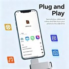 Usb 3 2 Dual Type-c   Usb Flash Drive Metal High Speed Memory Stick 1tb 2tb